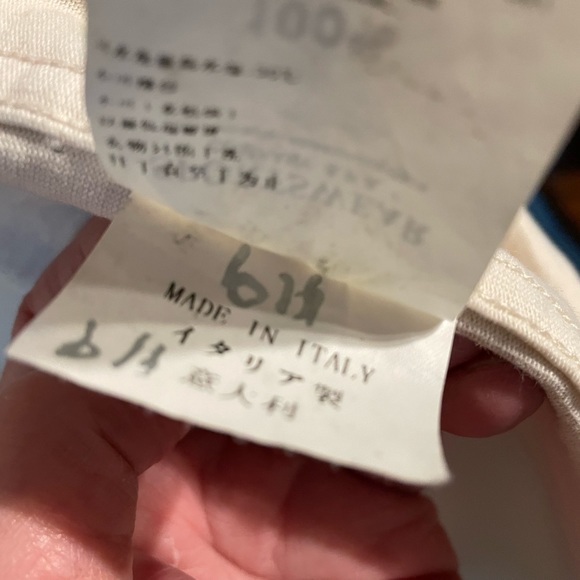 Like new C.P.Company $1250 light 3 seasons jacket in Ivory 40 R dbl breast cotn - Picture 11 of 13